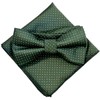 [Bow Tie Specialty Store nanairo] green x Small Dots Bow