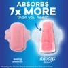 Always Infinity Feminine Pads for Women, Flexfoam Pads with Wings,