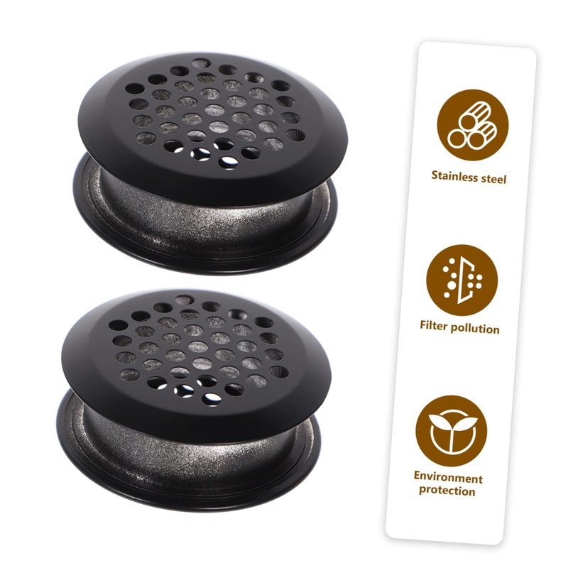 COHEALI 8Pcs Round Air Vent Holes for Cabinets Wardrobe Vent
