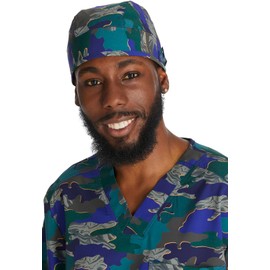 Dickies Men & Women Print Scrubs Hat DK513, One Size, Cut Out Camo