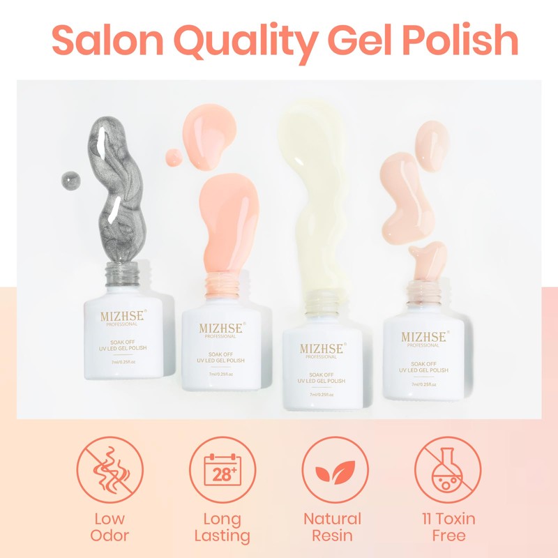 Silver Cat Eye Gel Nail Polish and Jelly Gel Polish