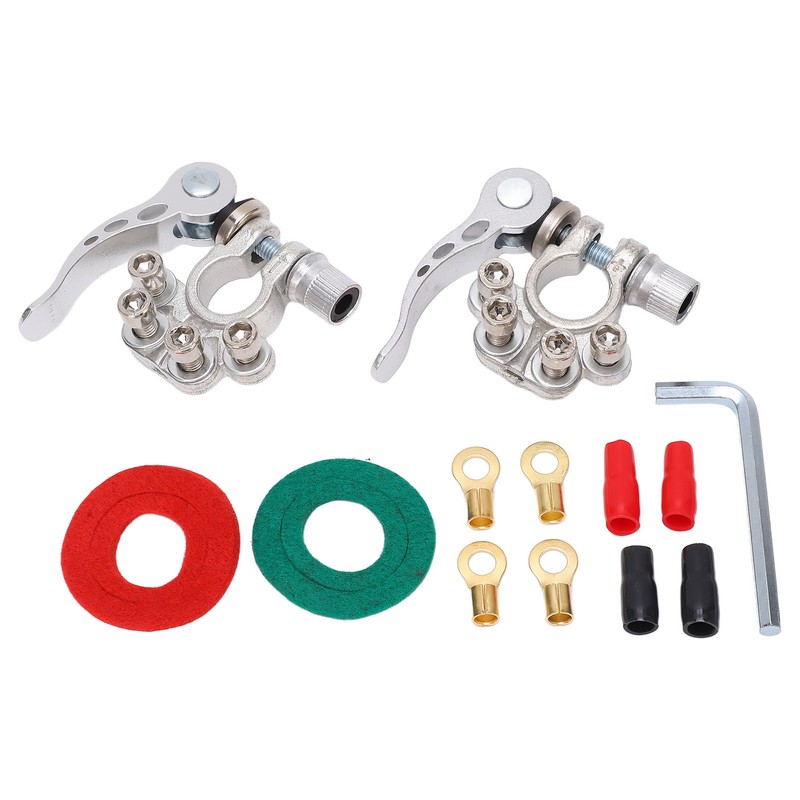 4 Way Battery Terminal Connectors Quick Release Disconnect for Cars