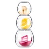 Tescoma Pack of 3 Clear Food Containers, 14.5 x 10.7