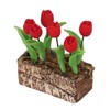 Artificial Tulips Flower Ornament 1:12 Doll House Garden Decor Simulated