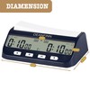 Chess Timer Clock, Portable Digital Chess Timer for Professional Board