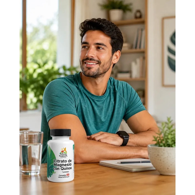 Citrato De Magnesio Suplemento Alimenticio 60 Tab. De 650 Mg