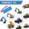 VICMILE 3.7V 800mah Li-ion Battery 2Pack with USB Chargers JST