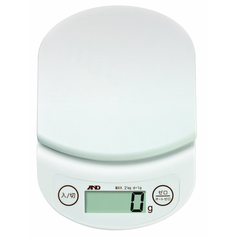 A&D Digital Home Scale UH-3302-W [Auto Zero Mode] [Capacity] [Capacity:2000g]