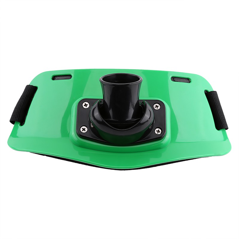 Adjustable Stand Up Fishing Fighting Belt Waist Rod Pole Holder(green)