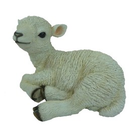 Vivid Arts Real Life Sitting Lamb (Medium - Size D)