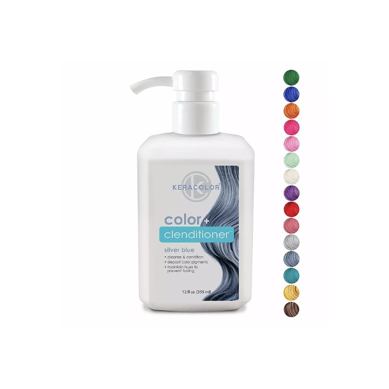 KERACOLOR color+clenditioner (SILVER BLUE) 12 oz.