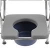 LyeXD Folding Bedside Commode Chair for Elderly, 4 in 1