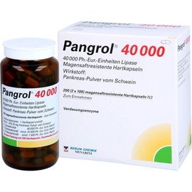 PANGROL 40,000 Hard Cps with Gastric Juice Coating Pell Pack of 200