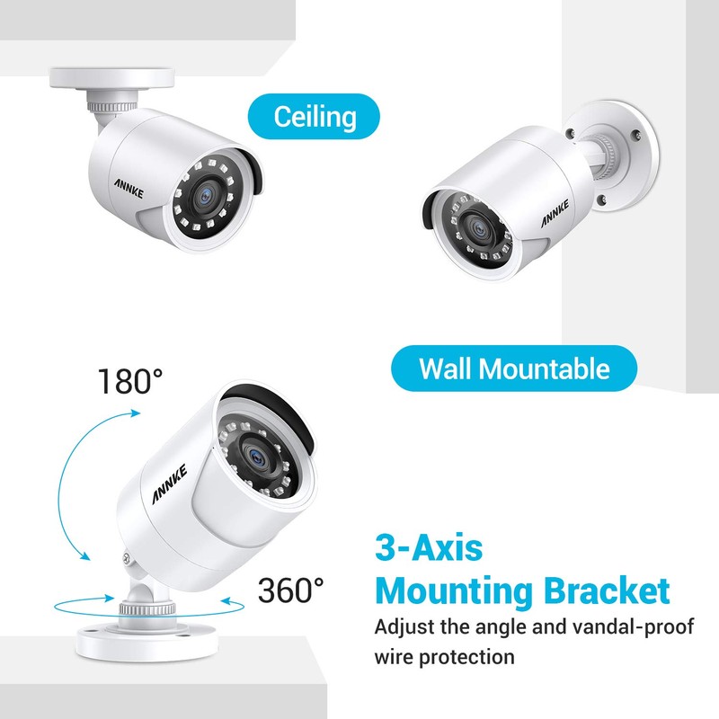 ANNKE 1080p Add-on CCTV Camera, Hi-Resolution Home Security Camera for
