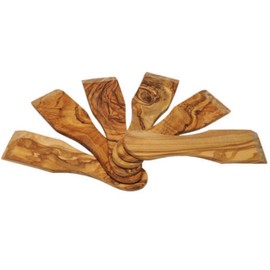 6 stylish Raclettespachtel Raclette Scraper Made of Olive Wood