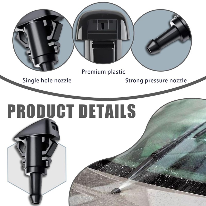 Piburth Windshield Washer Hose Kit 22 Pcs Set, 4M Washer