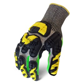 Impact Gloves, M, Foam Nitrile Palm, PR