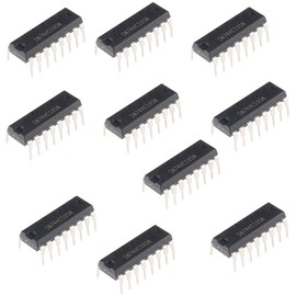 HeyNana - Pack of 10 sliders SN74HC595N shift register 8-bit 74HC595 DIP-16 74595