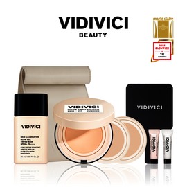 (Main branch) Exclusive nude perfection skin fit cushion (main product 15g + refill 15g x 2) + glow veil base 30ml set 17N pair / ( 본점)단독 누드 퍼펙션 스킨 핏 쿠션(본품 15g + 리필 15g x 2) + 글로우 베일 베이스 30ml 세트 17N 페어