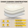 downluxe Indoor Chair Cushions for Dining Chairs, Soft and Comfortable
