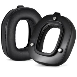 A50 GEN 4 Ear Pads Replacement Ear Pads Cushions Compatible with Astro A50 Gen 4 / Astro A50X Headphones Softer Protein Leather Noise Isolation Memory Foam Earpads Earmuffs Ear Cups Cover - Black