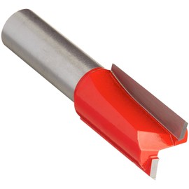 Freud 12-150 23/32-Inch Diameter by 1-1/4-Inch Double Flute Straight Router Bit with 1/2-Inch Shank, Multi