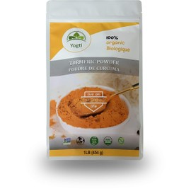Yogti [Canadian Brand]USDA Organic Turmeric Root Powder, Gluten Free and Non-GMO - 1 lb