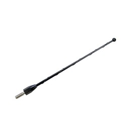 AntennaMastsRus - 7 Inch Black Short Antenna is Compatible with Can-Am Spyder ST - RT - RTS (2010-2015) - Spiral Wind Noise Cancellation - Spring Steel Construction - Stainless Steel Threading