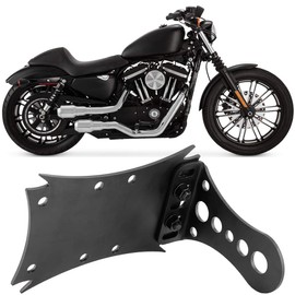Motorcycle Retro Side Mount License Plate Tag Holder Bracket License Plate Bracket