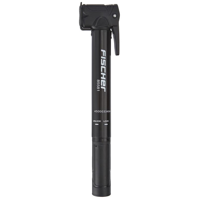 FISCHER Mini Pump With T-Handle Incl. Frame Holder, Suitable for