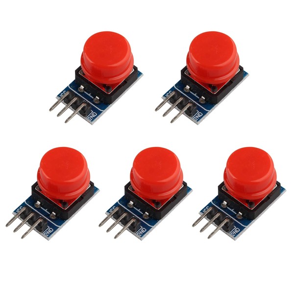 HALJIA 5Pcs Big Key Module Button Module Keyboard Electronic Block