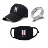 19 Piezas Bts Mochilas Kit Con Postal /llavero/sombrero, Etc