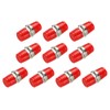 QUARKZMAN Pack of 10 Fibre Optic Adapter FC/UPC Round Flange