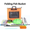Folding Fish Bucket 48L EVA Thicken Waterproof Anti Leakage Zippered