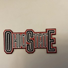 OSU The Ohio State  Vintage  Embroidered Iron On Patch lot 3" x 3"