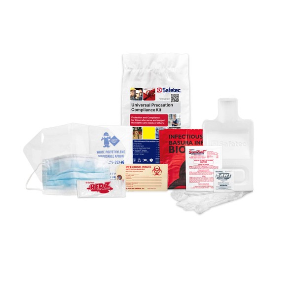Safetec Universal Precaution Compliance Kit (Poly Bag)