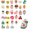 ClcIosis 30 Stück Schuh Zubehör, Anstecker Blumen Schuh Charms Stecker