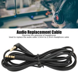 Cable de Audio Estéreo Actualizado para HD400s HD450BT HD4.30, 3,5 Mm a 2,5 Mm, 51 Pulgadas de Longitud, Calidad de Sonido de Alta Definición, Compatible con Auriculares Inalámbric
