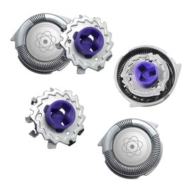 New DEARCOOL 2pcs Replacement Heads Fit for Norelco Phi lips HQ8 Spectra Sensotec Precision 8892XL, 8894XL, 8895XL, 7800XL, 7800XLcc