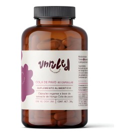 Hongo Cola de Pavo Cpsulas Veganas Sin Sabor UNRULED FOODS 60 Unidades