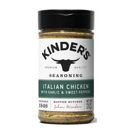 Italian Chicken Seasoning, (9.6 oz.) & Roasted Veggie Seasoning, (8 oz) with Mae Mae's Marketing, LLC Wooden Spoon