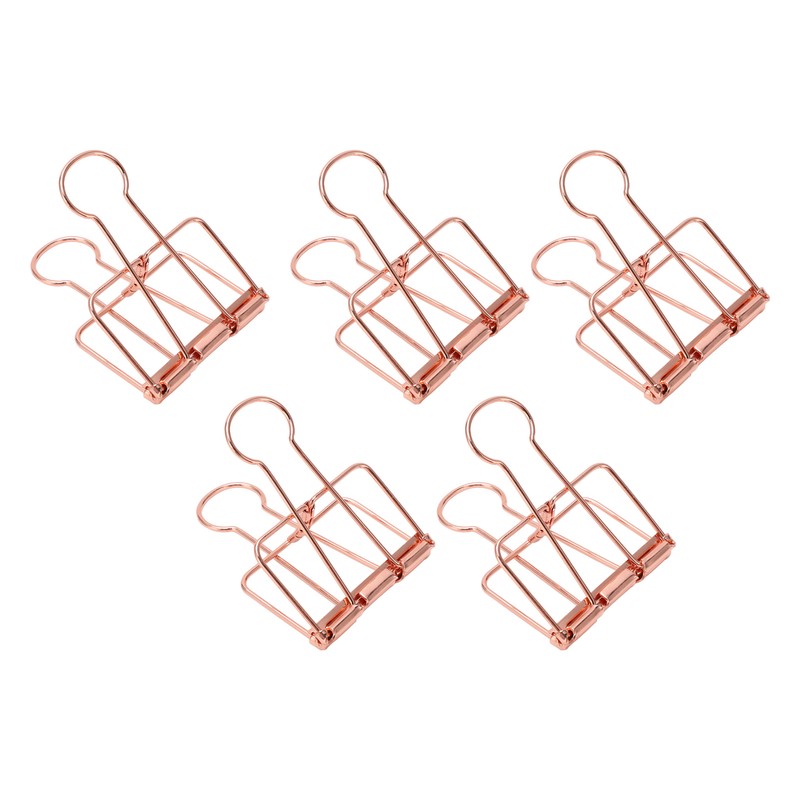 30Pcs Wire Binder Clips 2in Wide Hollow Out Strong Metal
