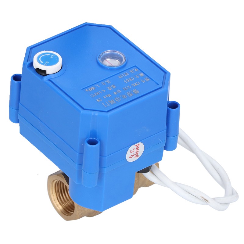 Electric Ball Valve BSP Brass Motorized Mini DN15 1/2in DC12V