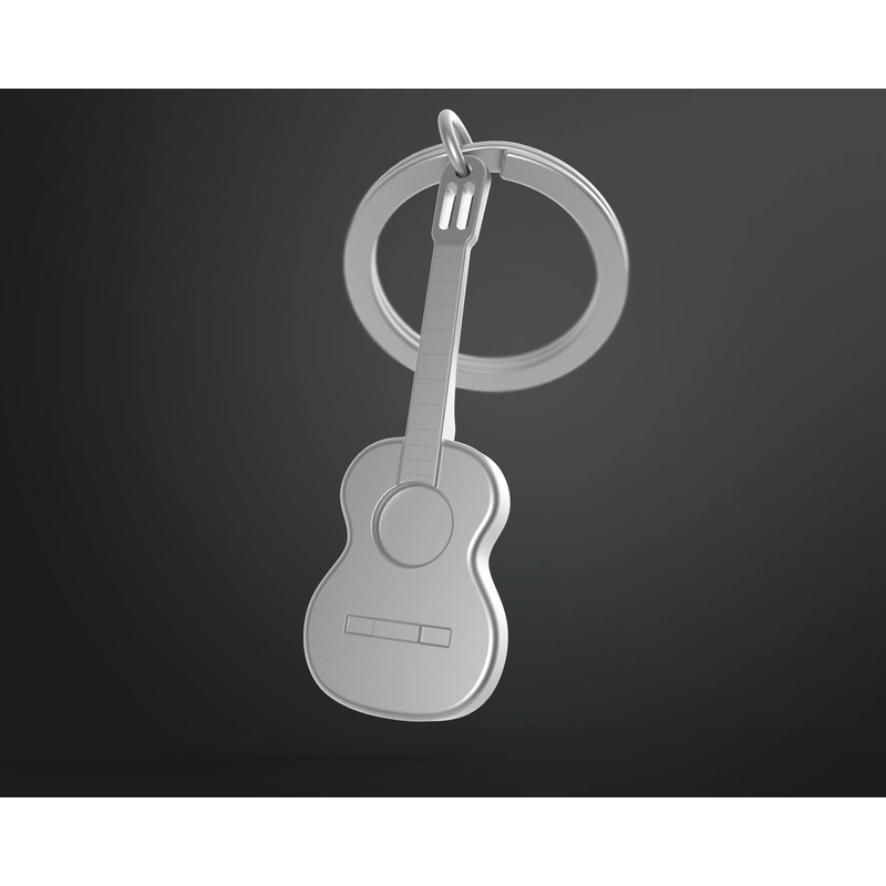 Meta[l]morphose Metal Keyring, silver