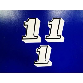 orafol 80 81 82 83 84 85 Yamaha Number Plate #1 YZ80 YZ 80 Decals Sticker graphics