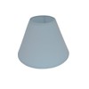 9" Coolie Ceiling Table Lamp Shade Black Cream Lt Blue