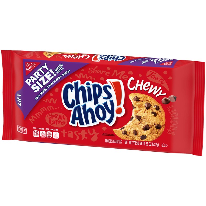 Chips Ahoy! Chocolate Chip Cookies, Party Size, 26 oz