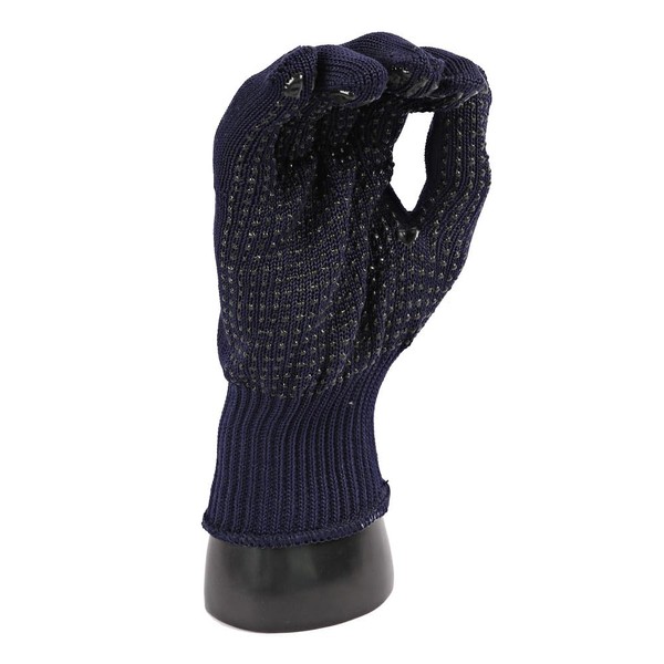 FRANZ MENSCH 12 Stück Hygonorm Mittelstrickhandschuhe Pearl Light | Polyester/Baumwolle,