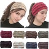 COLLBATH Woolen Yarn Headband Fashion Thicken Hat Ponytail Hat Empty