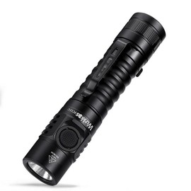 Wurkkos FC11C Nichia 519A LED Sturdy Flashlight with Charging, Buck Circuit, Max ouput 1200Lumens - Color: Orange, Color Temperature: 5000K